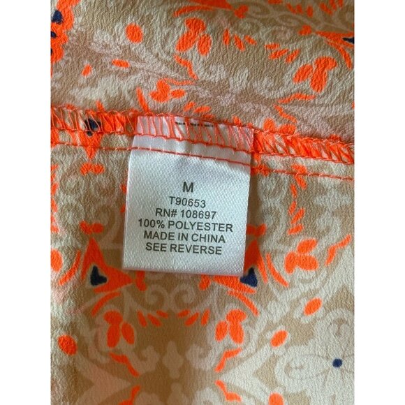 Sweet Rain Sleeveless Lightweight Flowy Hi-Low Pullover Top Women's M - Picture 6 of 7